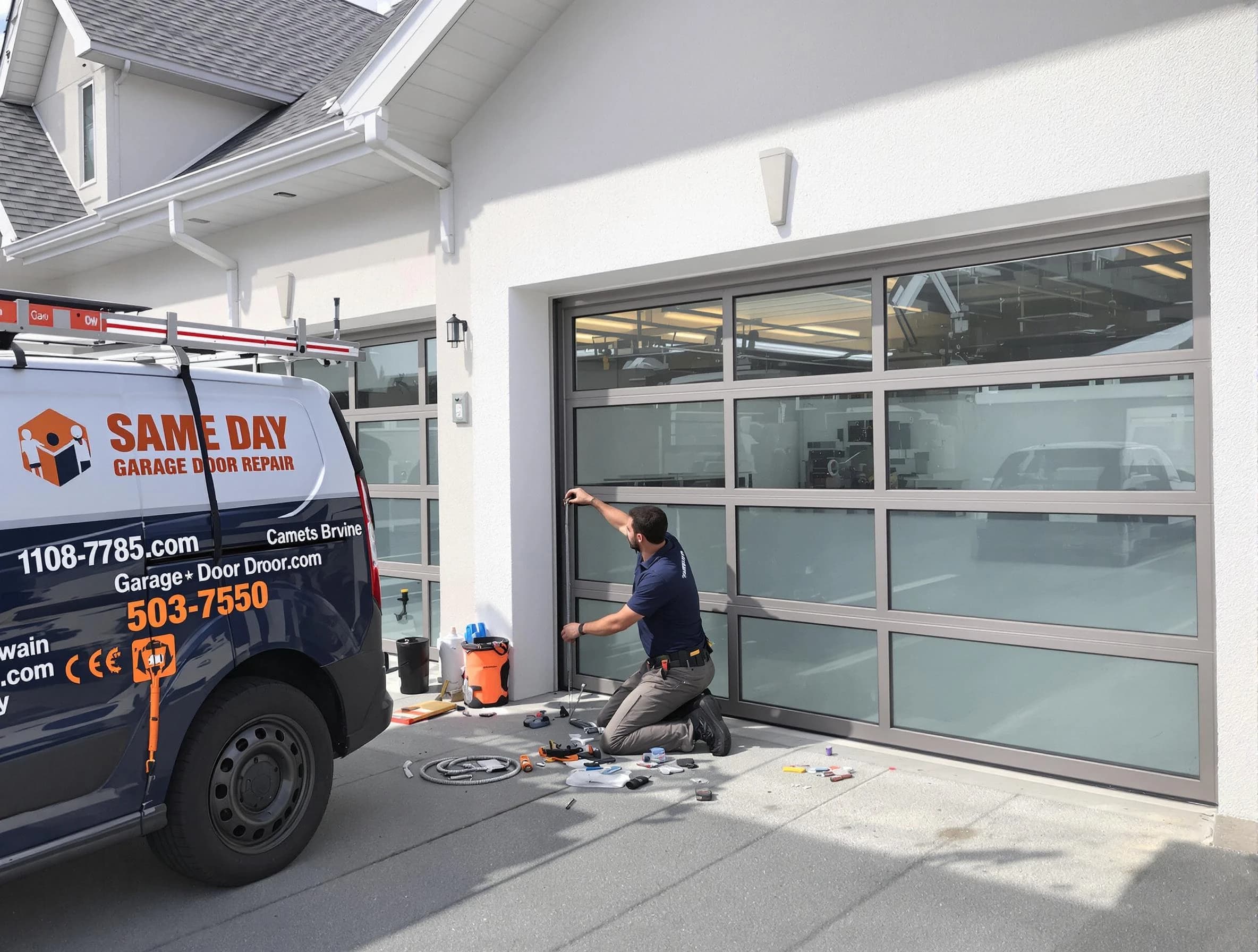 Same-day garage door repair service by East Orange Garage Door Repair in East Orange